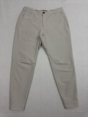 UNRL Golf Halifax Pants Mens Large Regular Light Gray Performance Golf Athletic